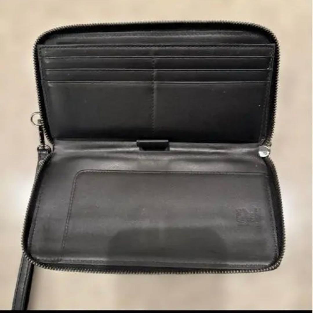 MCM グリーンレザー長財布 収納袋付き　送料込み最終価格‼️