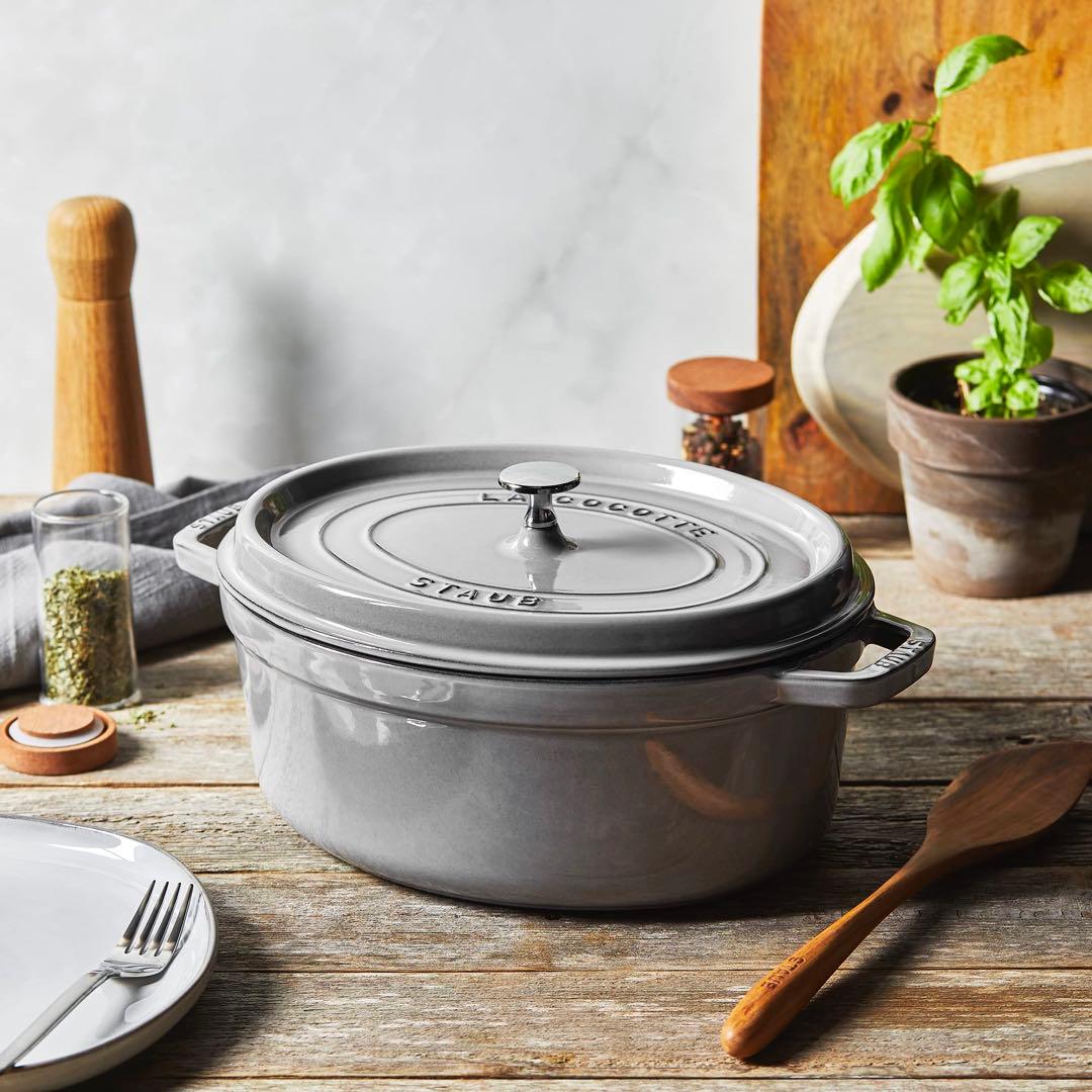 正規品 staub ストウブ ピコ・ココットオーバル 23cm 鍋 無水調理