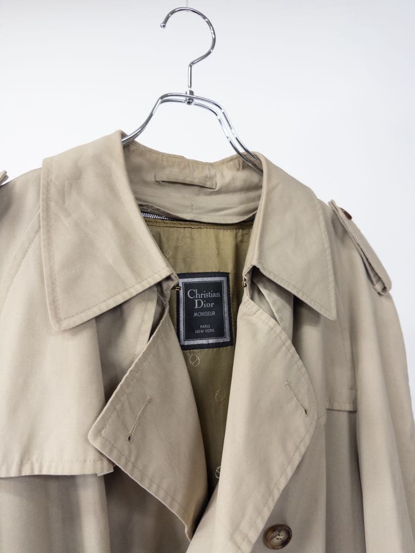 80s Christian Dior ライナー付きトレンチコート ヴィンテージ