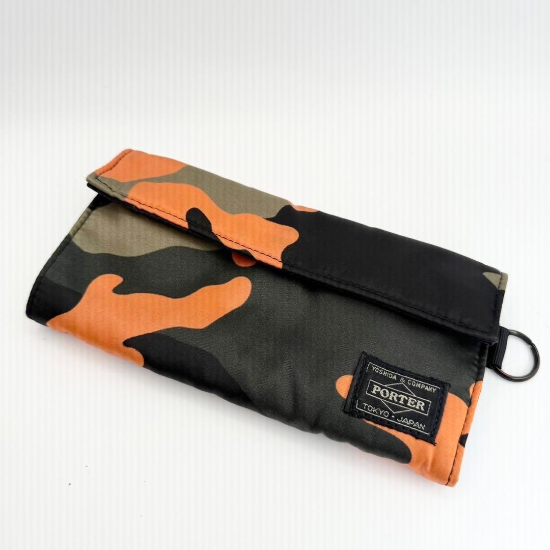 【限定品】PORTER PS CAMO WALLET 長財布 カモフラ柄 メンズ