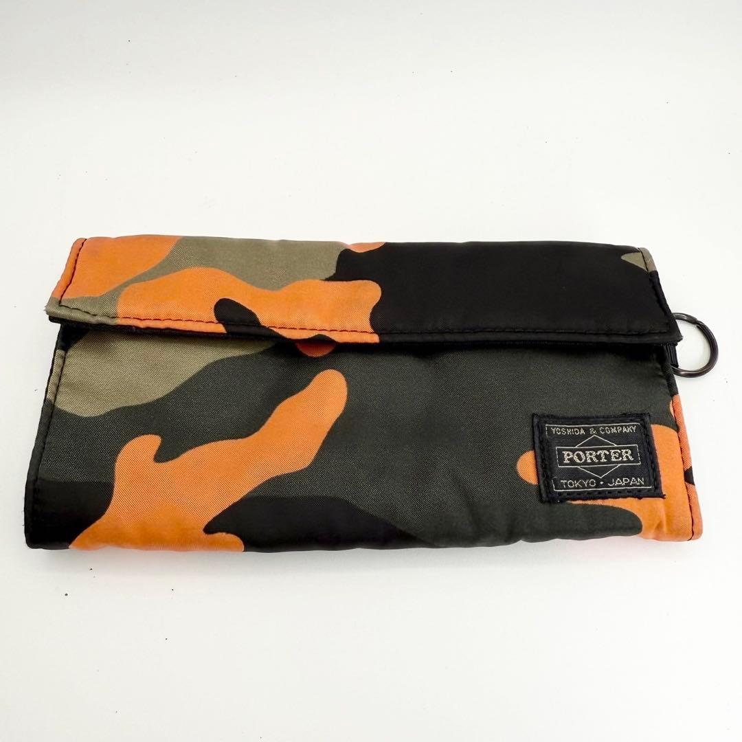 【限定品】PORTER PS CAMO WALLET 長財布 カモフラ柄 メンズ