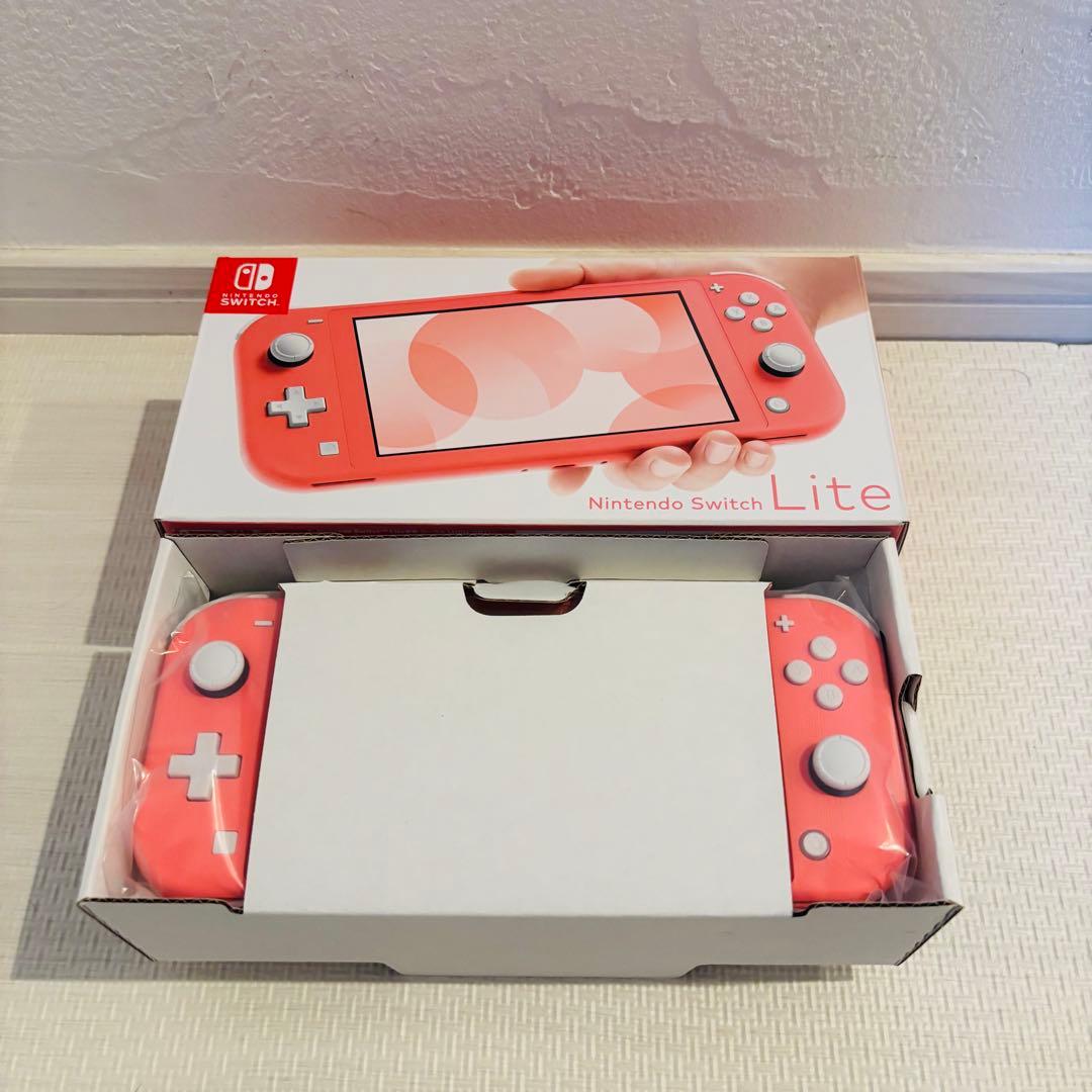 Nintendo Switch Lite コーラル 本体美品 箱あり