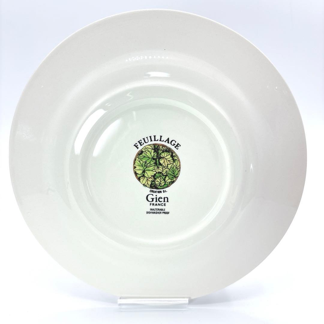 Gien ジアン フイヤージュ 平皿 プレート 皿 5枚セット セット　廃盤品