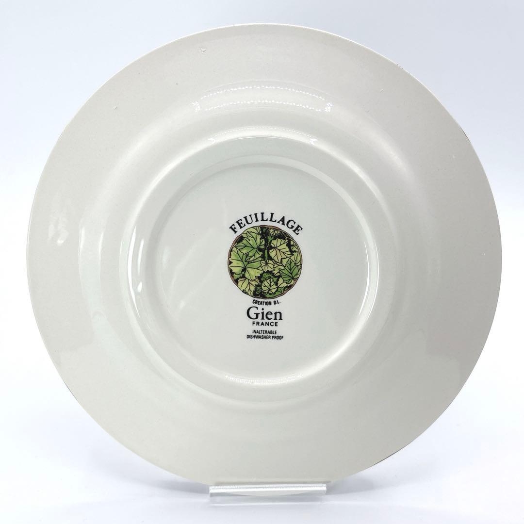 Gien ジアン フイヤージュ 平皿 プレート 皿 5枚セット セット　廃盤品