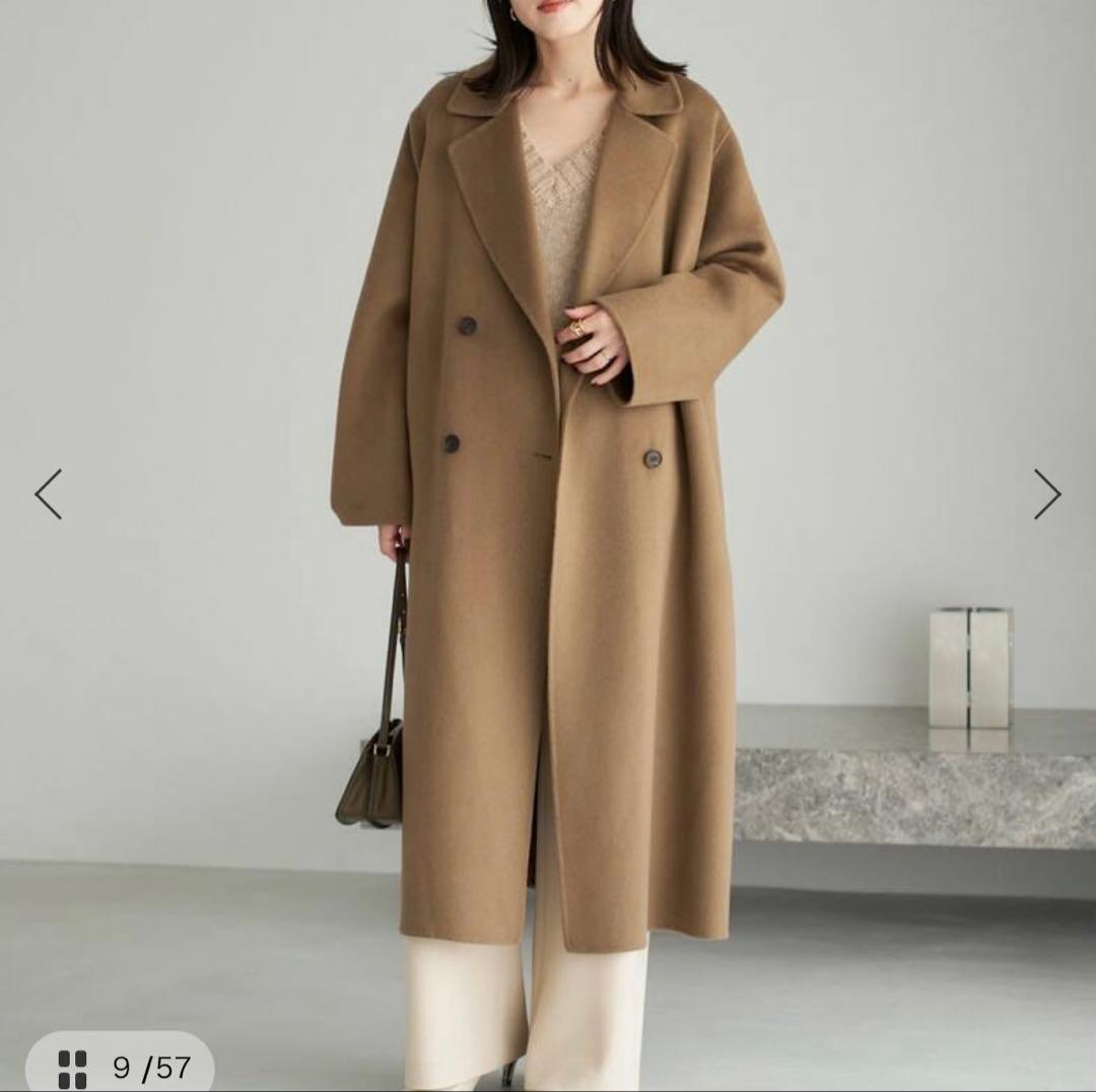 plage HAMILTON PEA コート ブラウンD 38