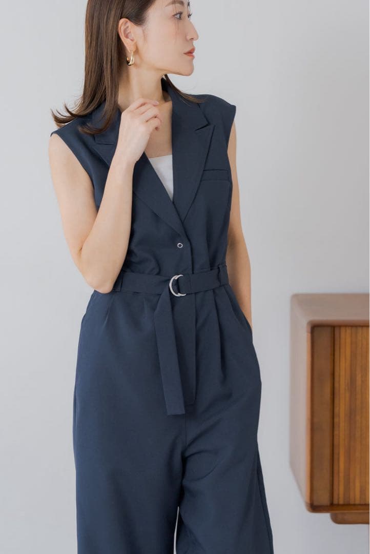 【人気完売品】regleamテーラードオールインワン