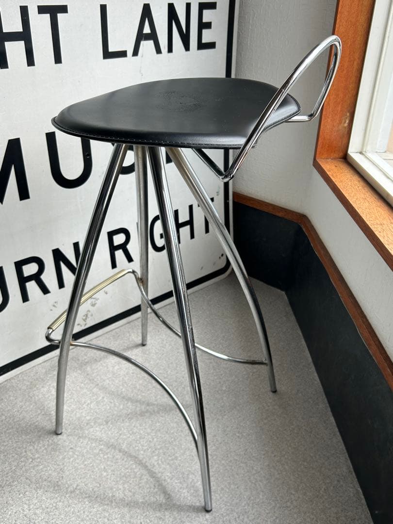 cattelan italia カッテランイタリア　カウンターチェア　椅子 　黒