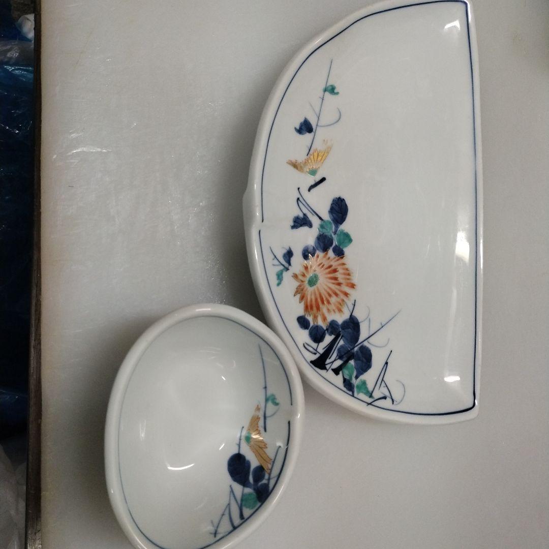 花模様会席皿5組セット