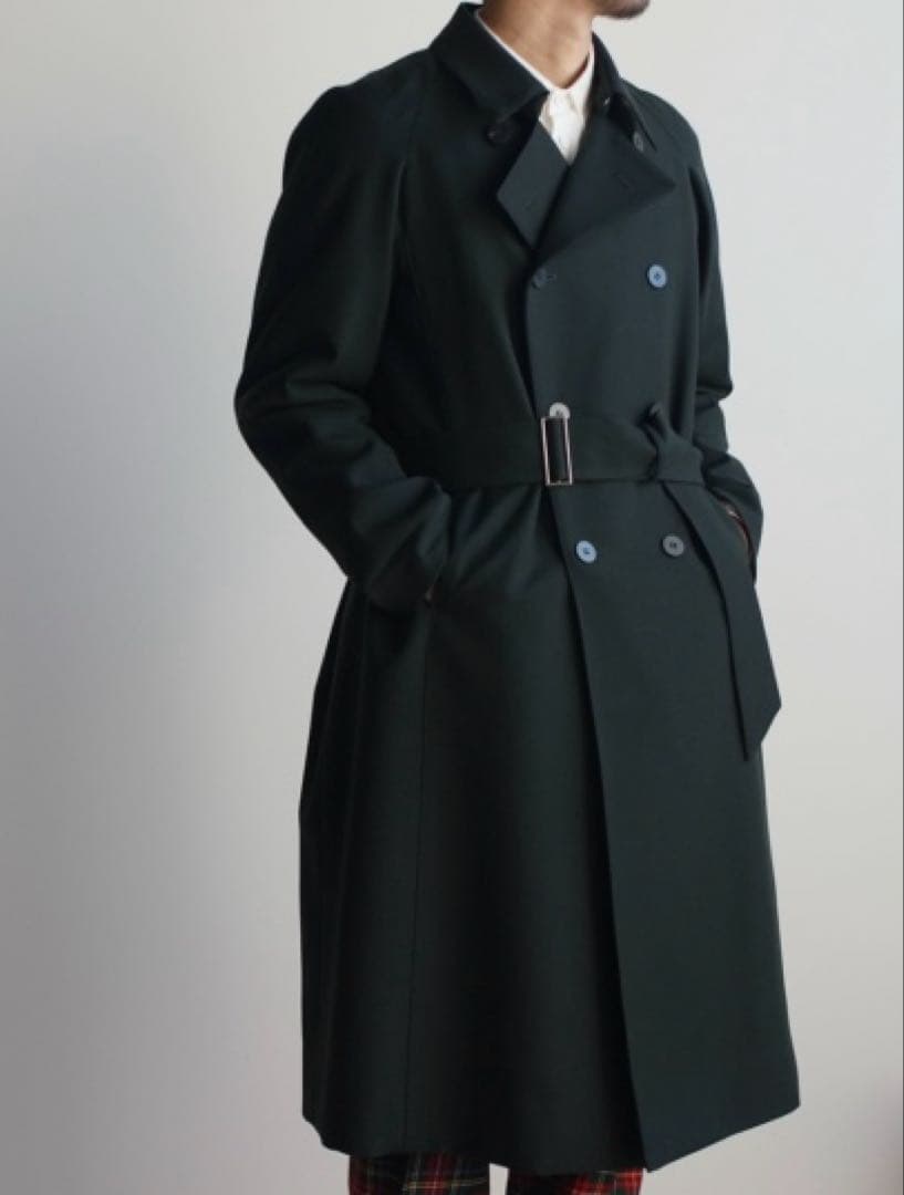 OVERCOAT トレンチコート　FREE SIZE ウール