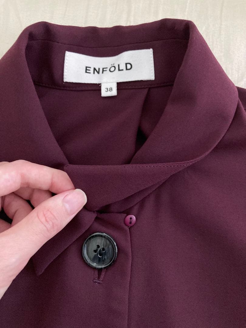 エンフォルド enfold ツーウェイブラウス
