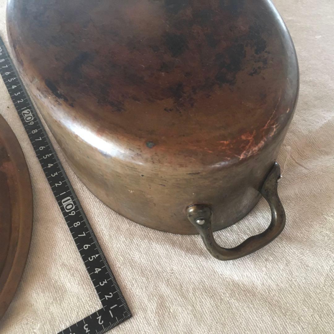 銅鍋 フランス製 Mauviel ムヴィエール オーバル　ステンレス張り