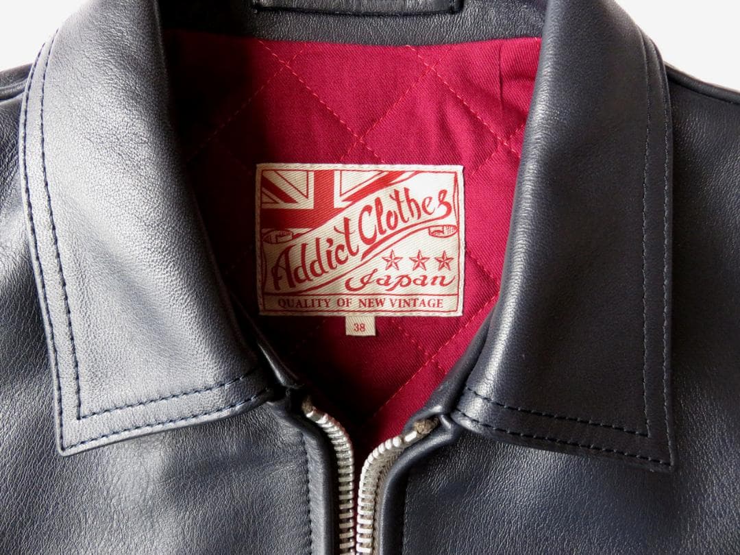 アディクトクローズ AD-01 ホース ダークブルー 38 シングルライダース