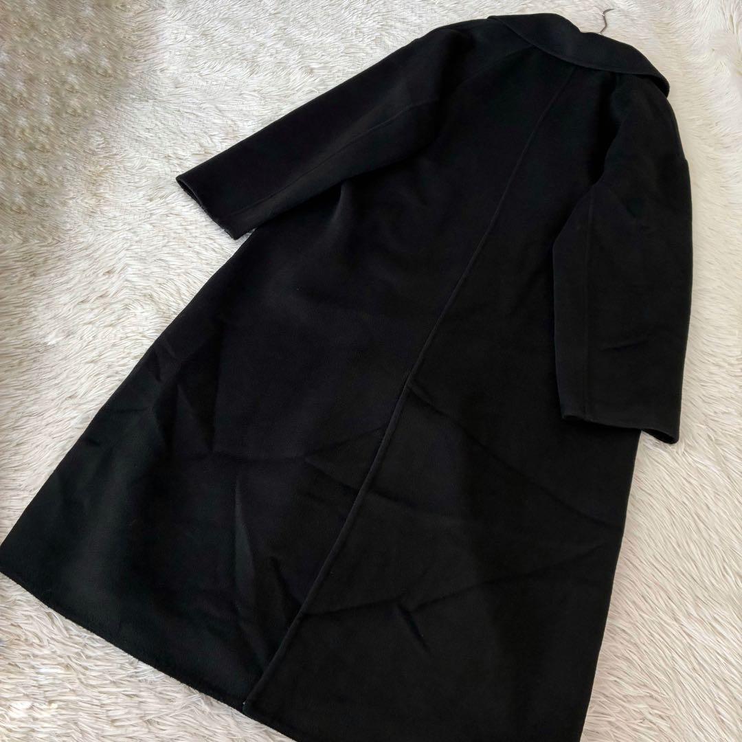 タグ付き✨PLST ウールブレンドリバーロングコート　ブラック