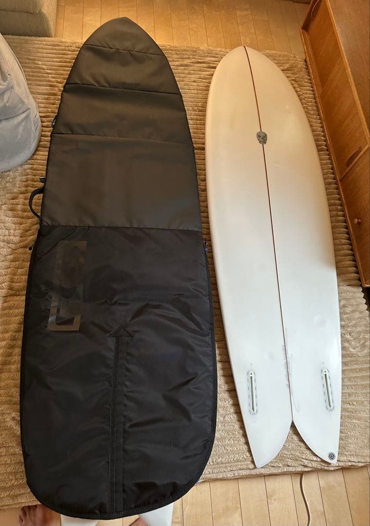 クリステンソン LONG PHISH 6'8 フィン ケース付属