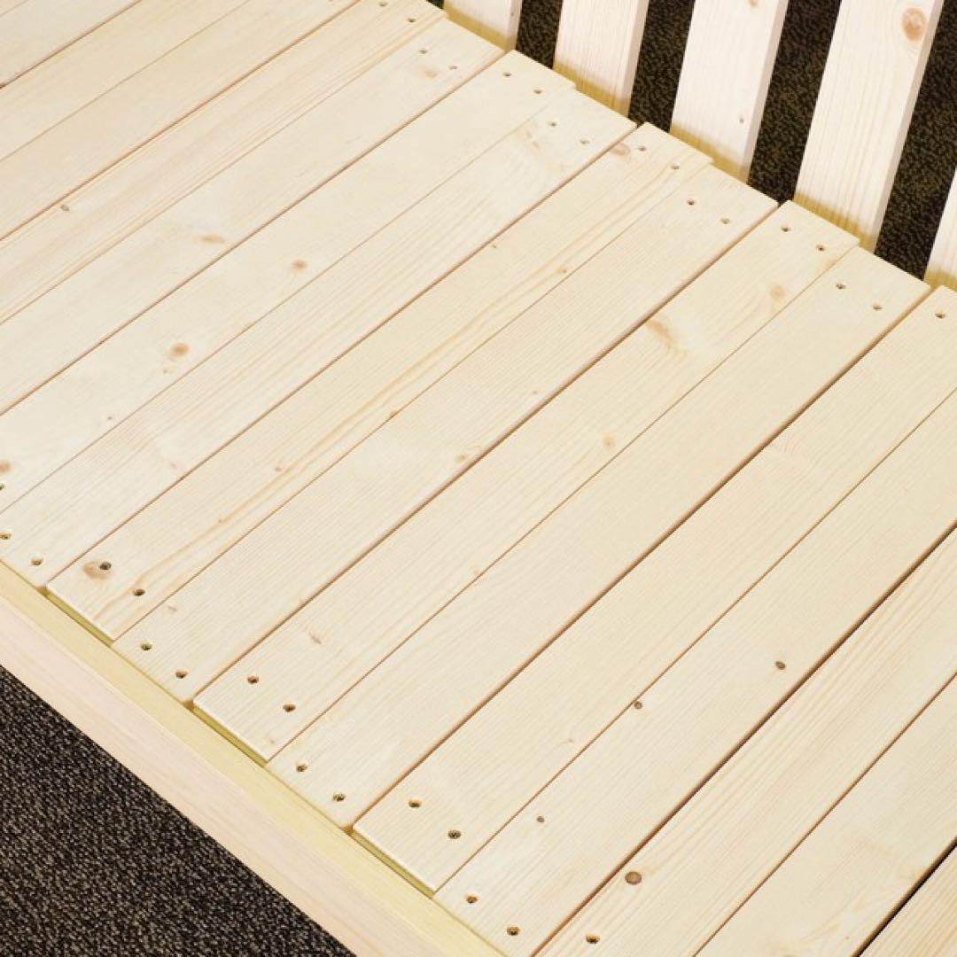 H 新品 北欧パイン ソファベッド フレーム 伸長 セミダブル すのこベッド