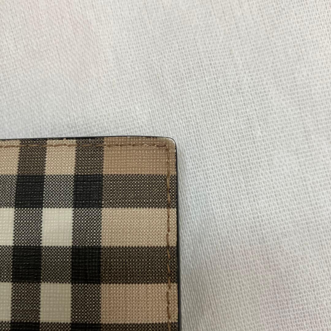 BURBERRY/二つ折り財布/バーバリー/ベージュ/財布/ノバチェック/美品