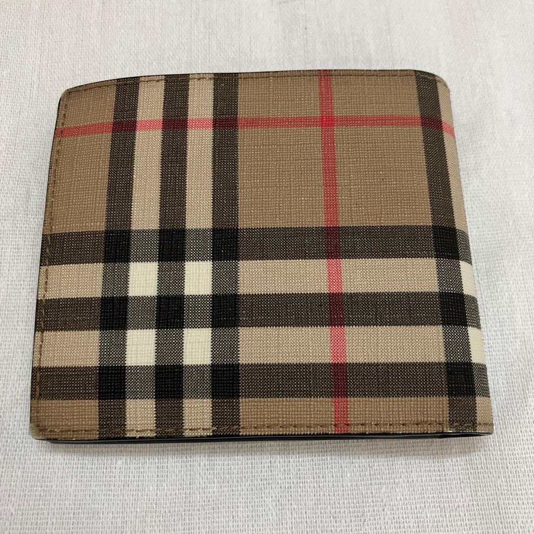 BURBERRY/二つ折り財布/バーバリー/ベージュ/財布/ノバチェック/美品