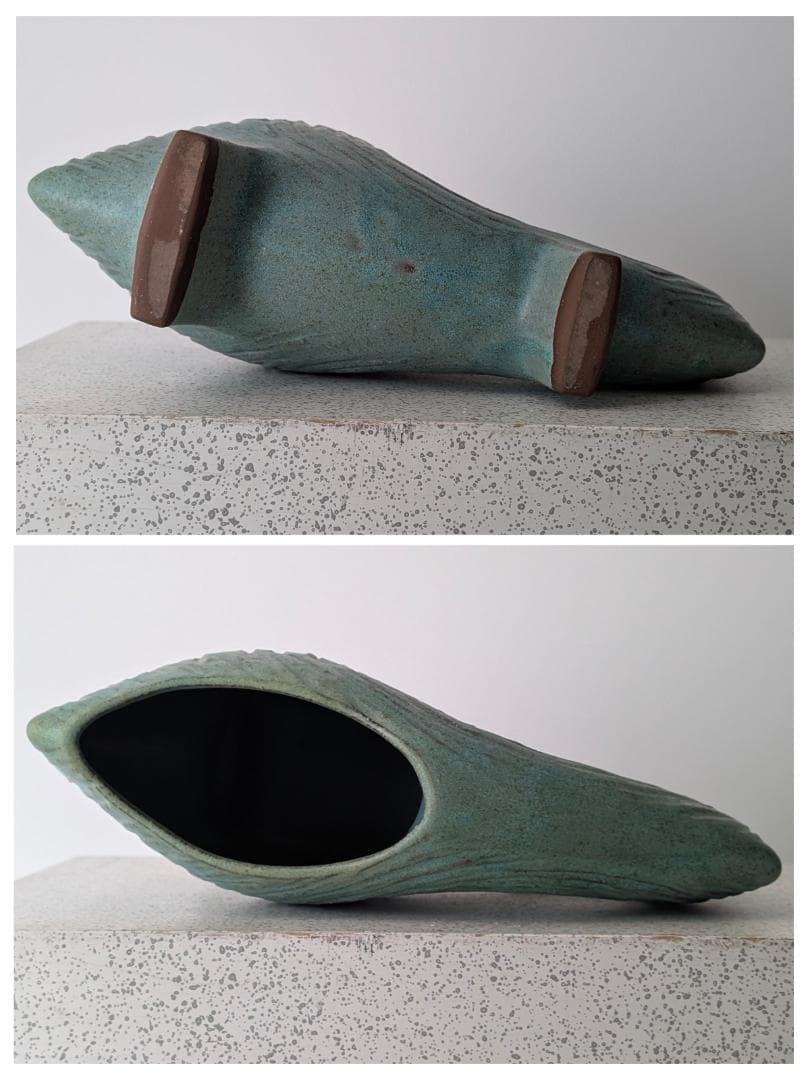 ビンテージ アノニマス 変形 陶器 オブジェ ジャパニーズモダン プリミティブ