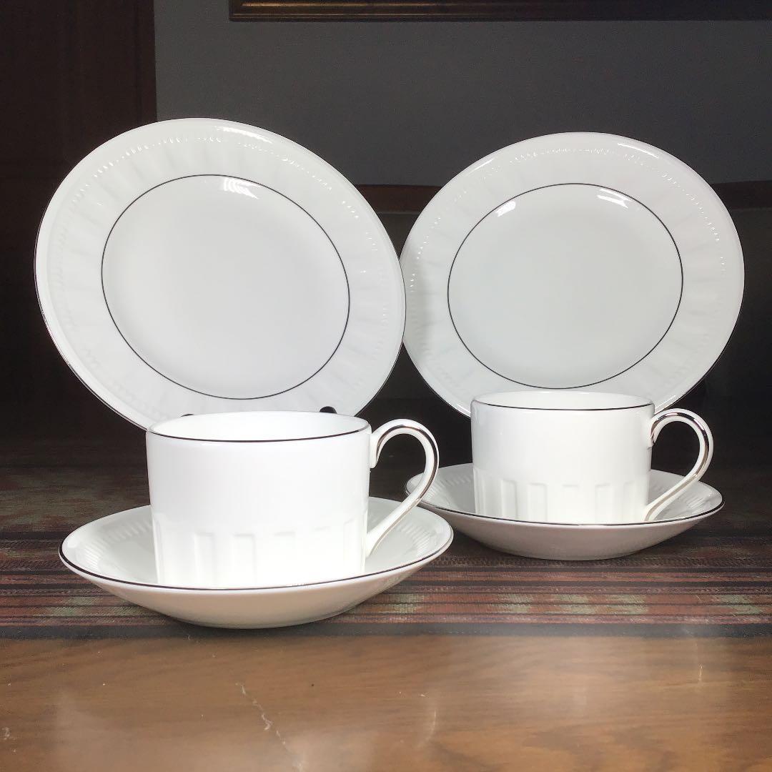 ワクワクうー特価　 『コロシアム プラチナ』　C&S　大皿　ペア