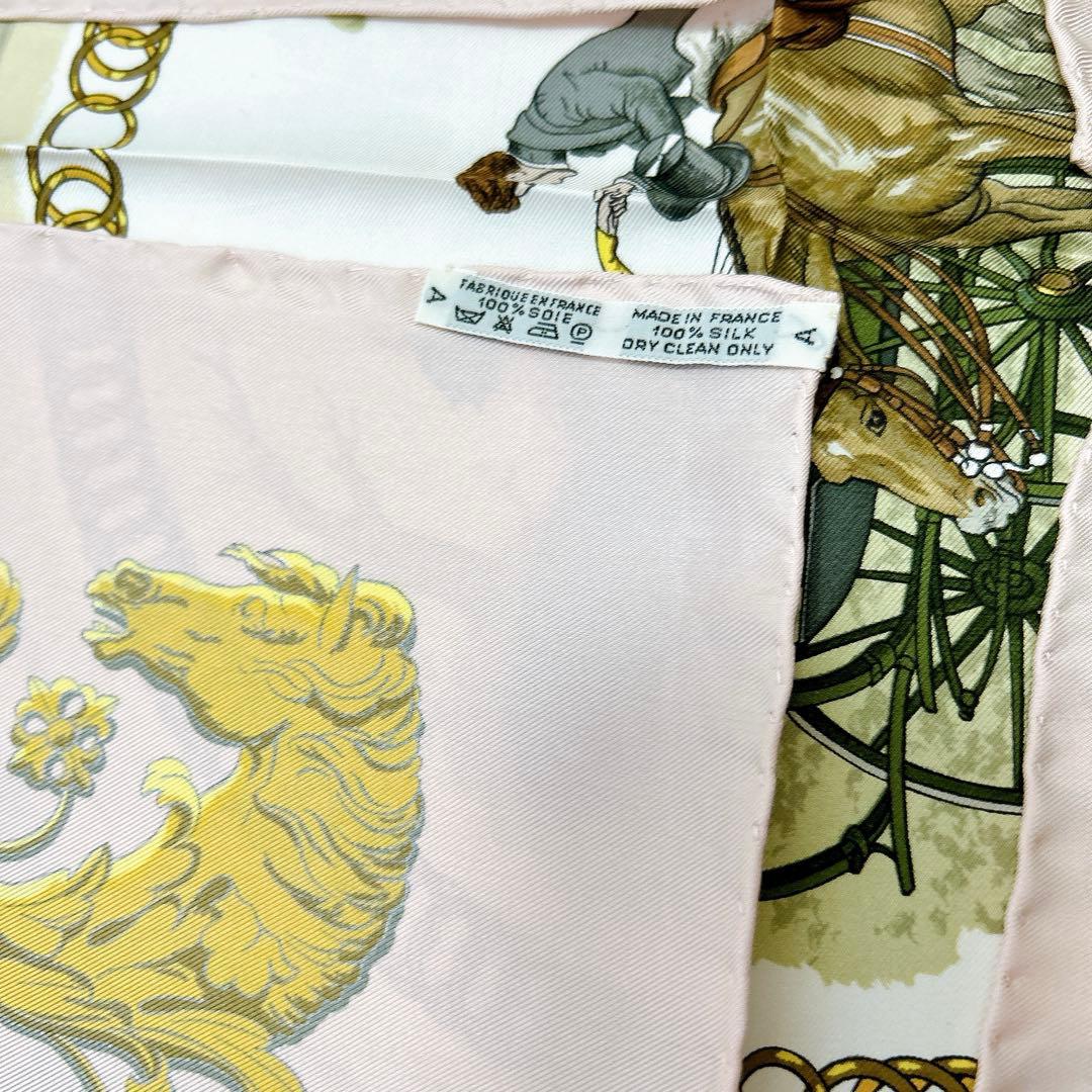 【未使用・箱付】HERMÈS エルメス カレ90 ロンシャンへの散歩