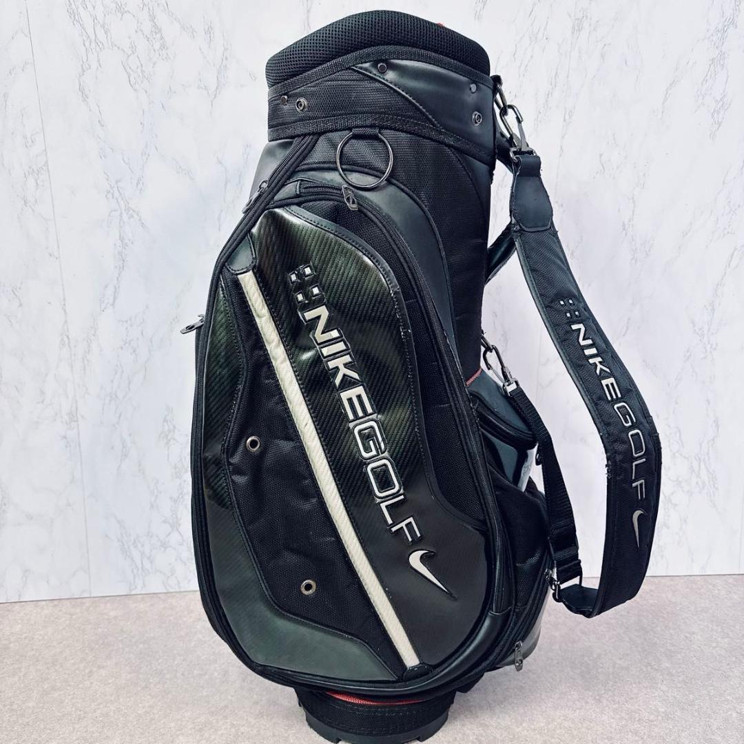【希少・廃盤】NIKE GOLF ナイキゴルフ キャディバッグ ブラック 6分割
