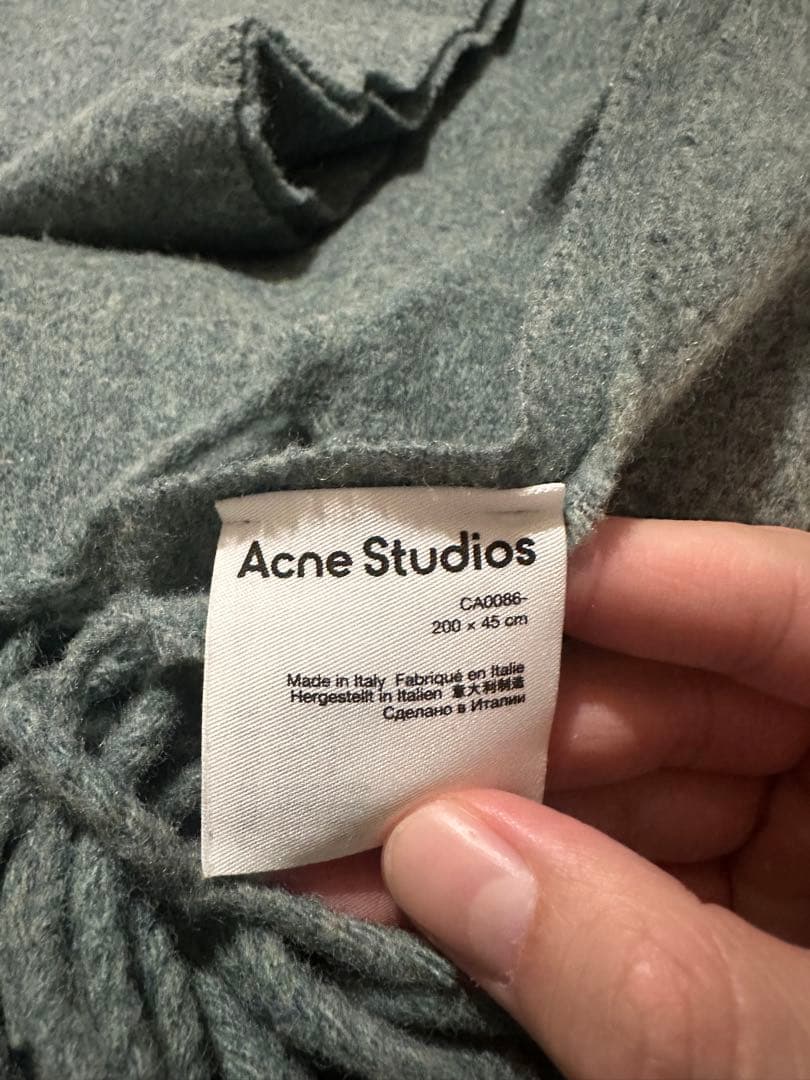 専用　アクネストゥディオズ ACNE STUDIOS マフラー　ダスティグリーン
