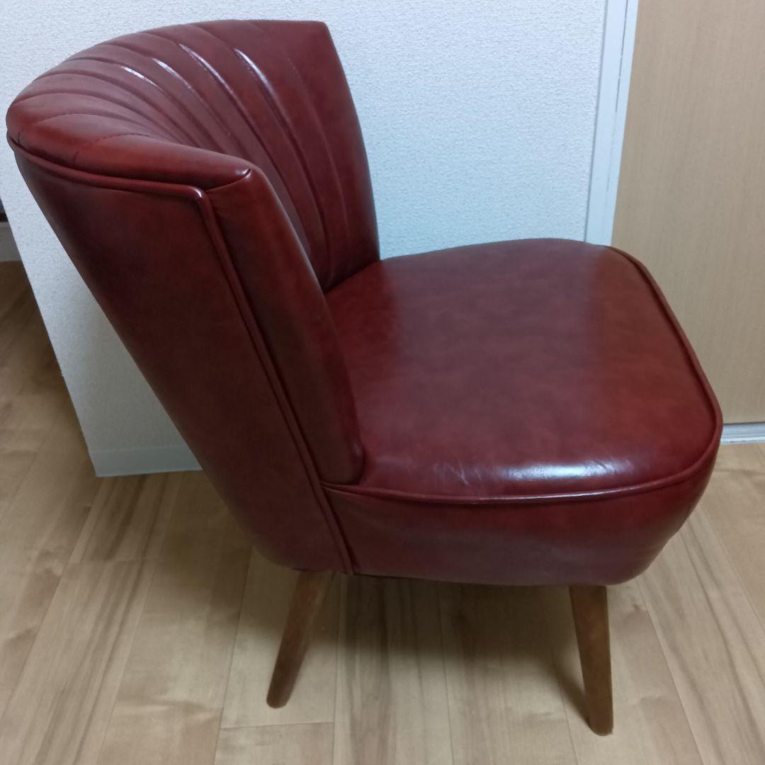 に*こ様 ダークレッド　1人掛け　アンティーク　高級感　イス　チェア