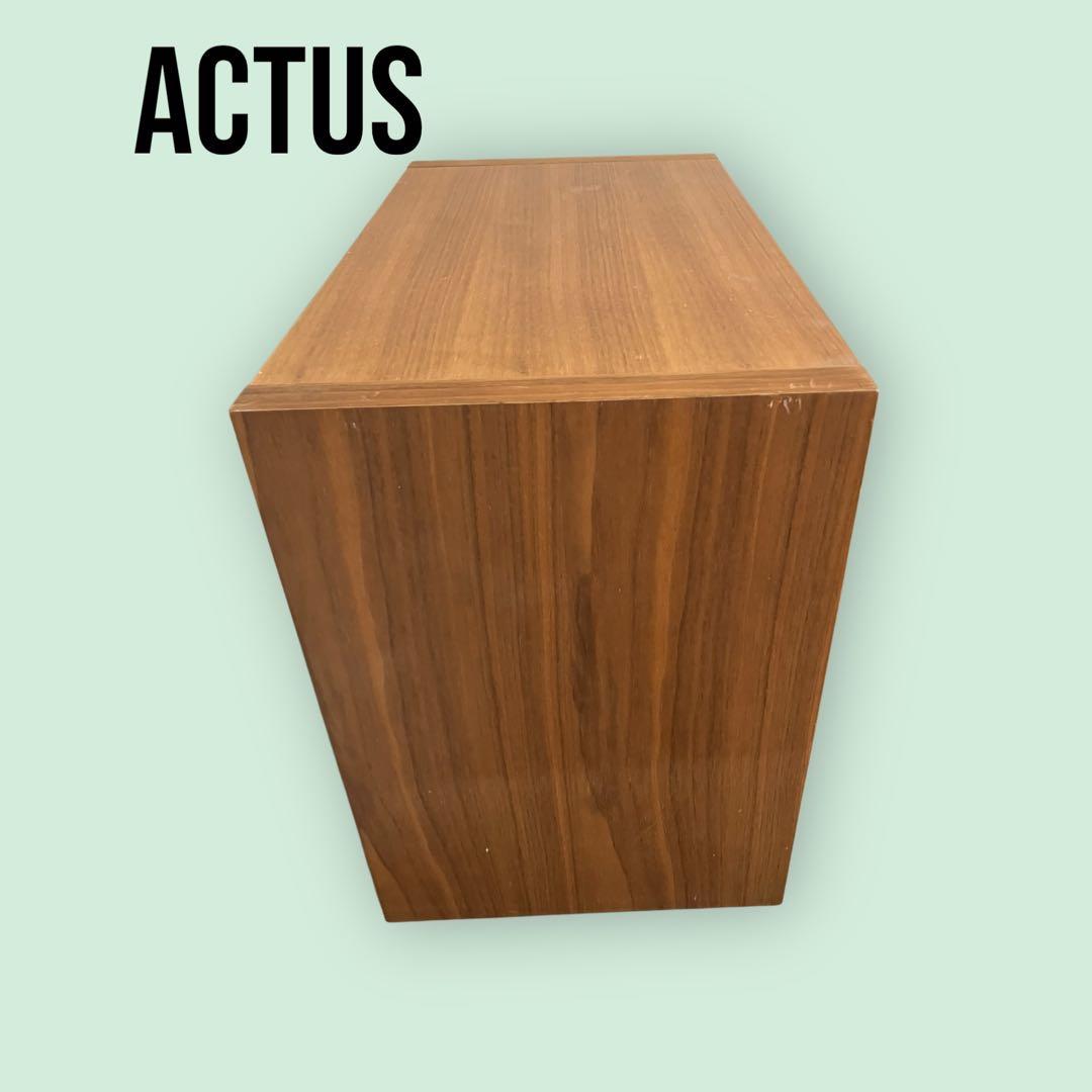 な*フ様 アクタス　actus サイドテーブル　ウォルナット材　突板
