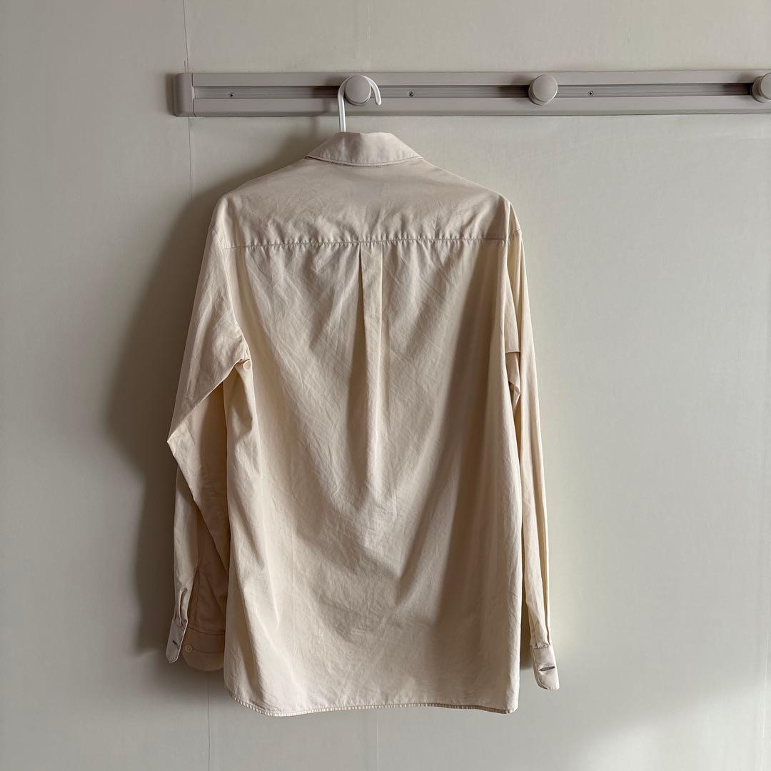 LEMAIRE 長袖シャツ　ルメール　ミリタリーシャツ　セージ