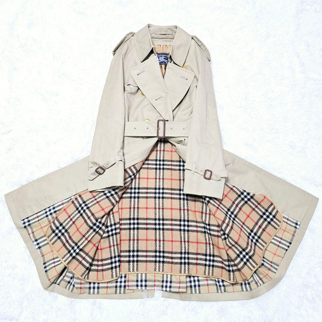 極美品✨バーバリー トレンチコート ライナー付き ノバチェック