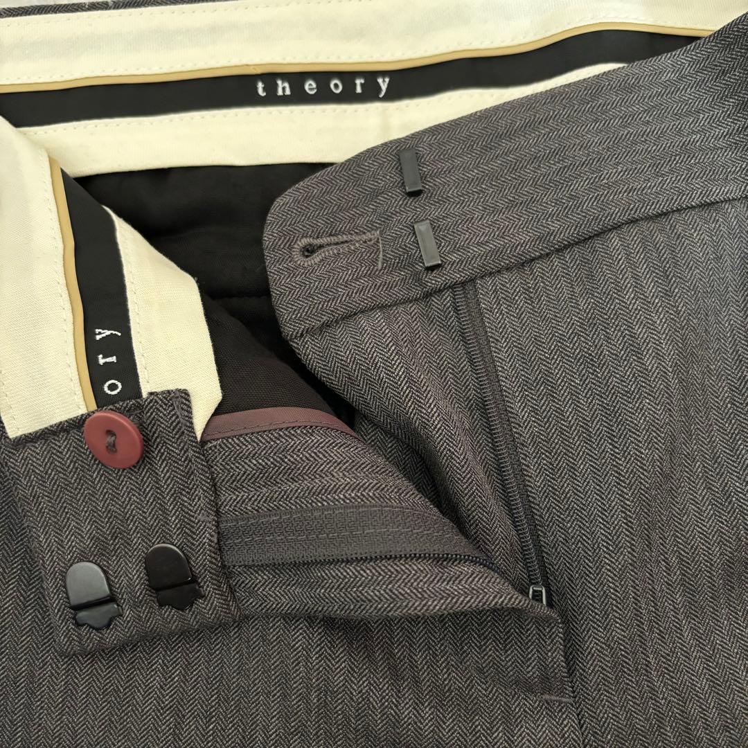 theory ダークグレー スーツ S 新品タグ付き