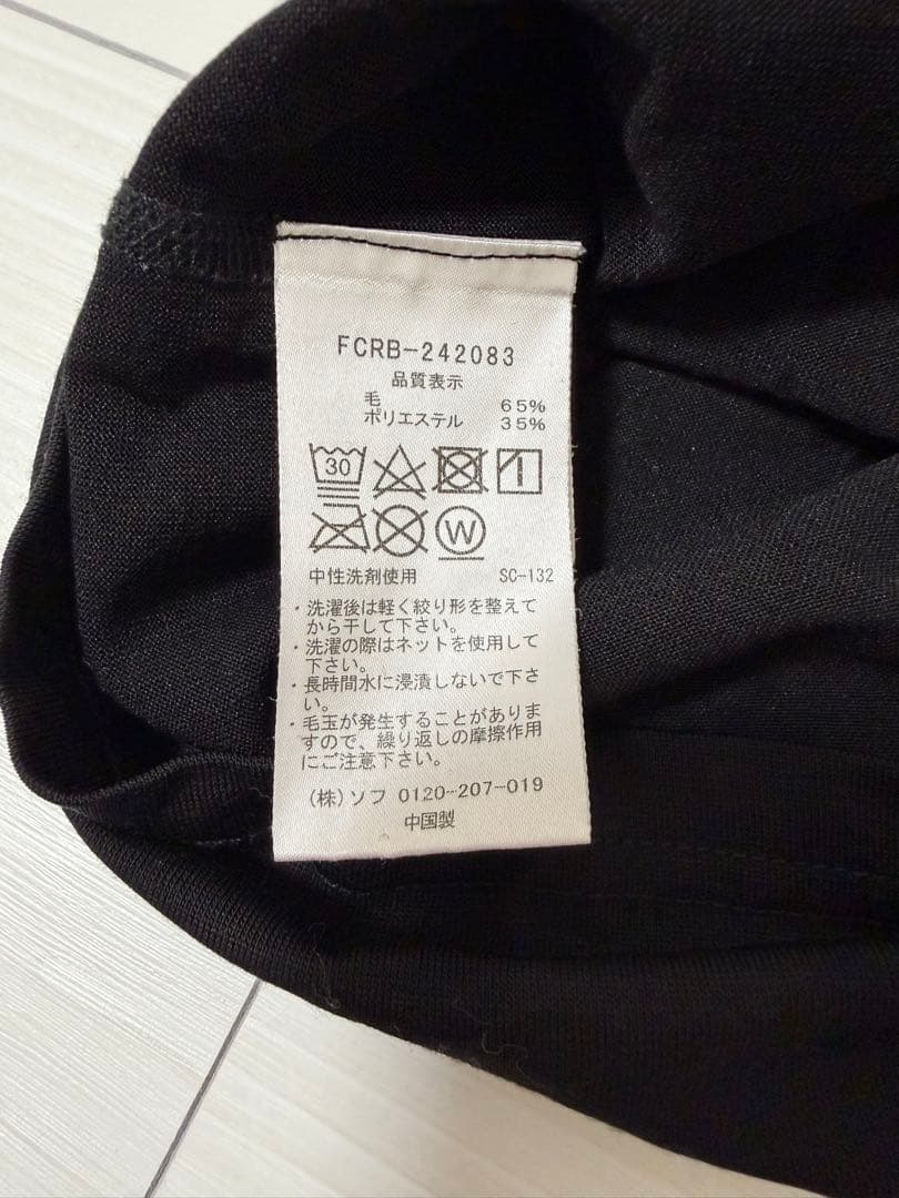 トップス FCRB WOOL BLEND AUTHENTIC L/S TEE 24AW M