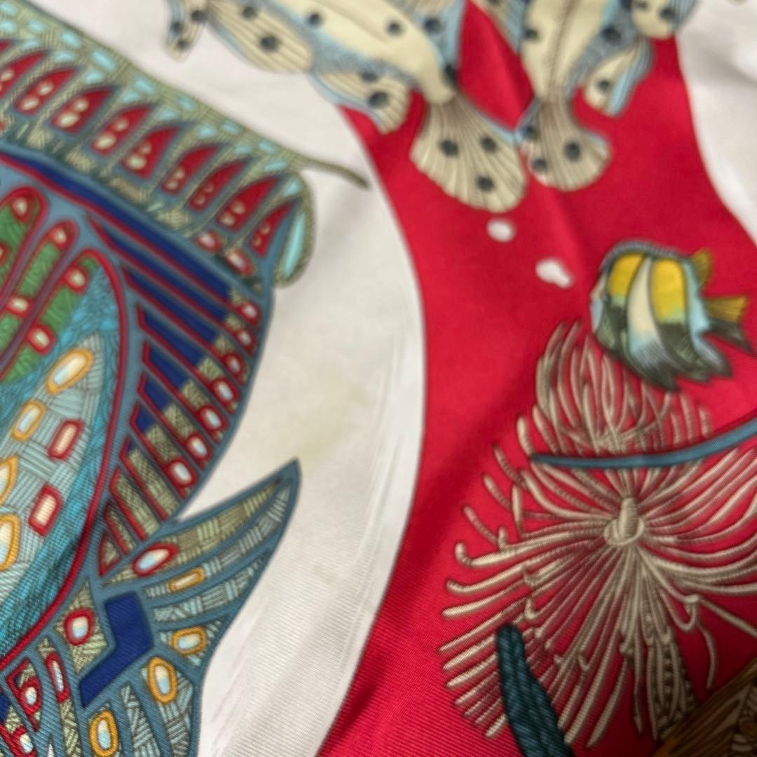 エルメス スカーフ　カレ　深海