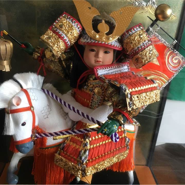 お値下げ❗️五月人形/兜/馬乗若武者