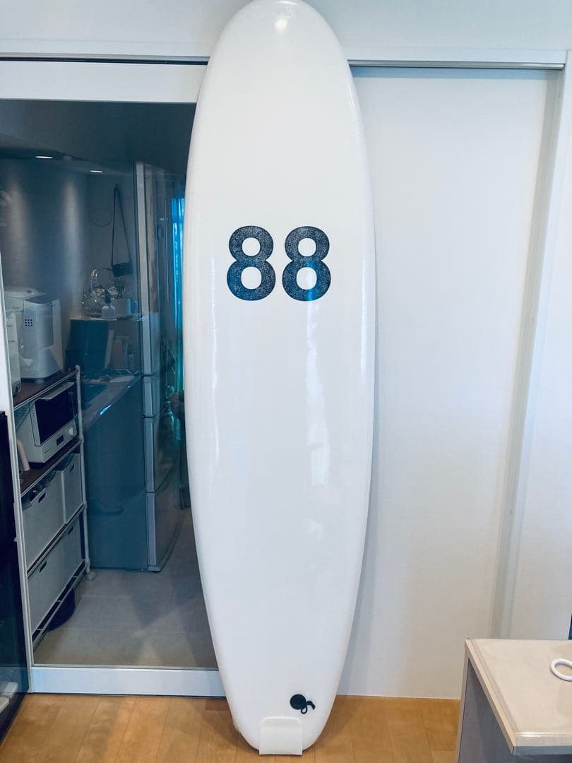 エイティーエイト 7.0ft ファンボード ホワイト パープル 88 初心者向け