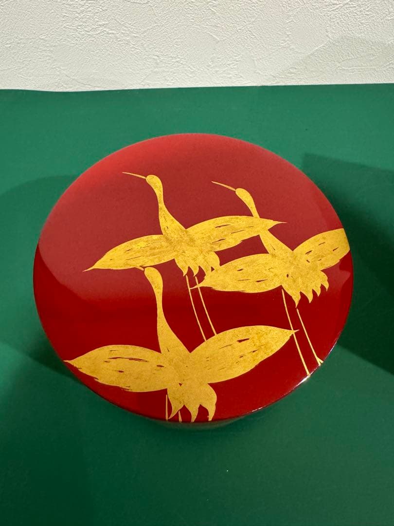 山田平安堂　平安堂　翔鶴　2段重　重箱　美品