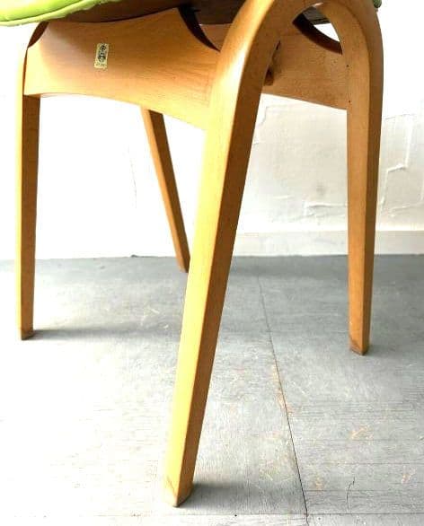 ☆美品☆秋田木工 スタッキングスツール #剣持勇 柳宗理 椅子希少