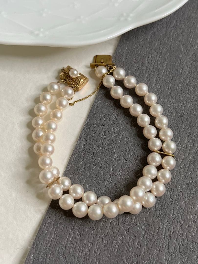 MIKIMOTO ブレスレット 14K 21.8g パール5.8～6.2mm
