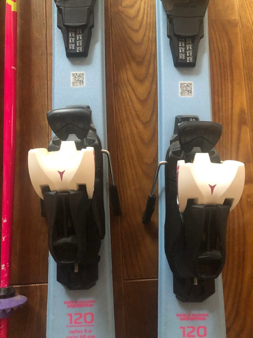 Atomic Red GL スキー板と靴セット