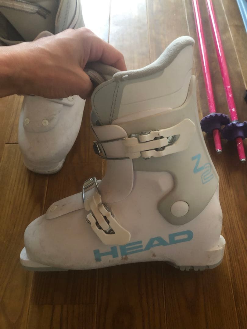 Atomic Red GL スキー板と靴セット