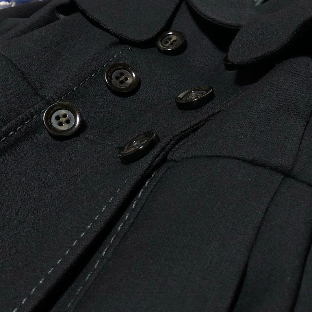 ほぼ未使用　スポーツマックス　チェスターコート　ダブル　ラナウール　シルク　42