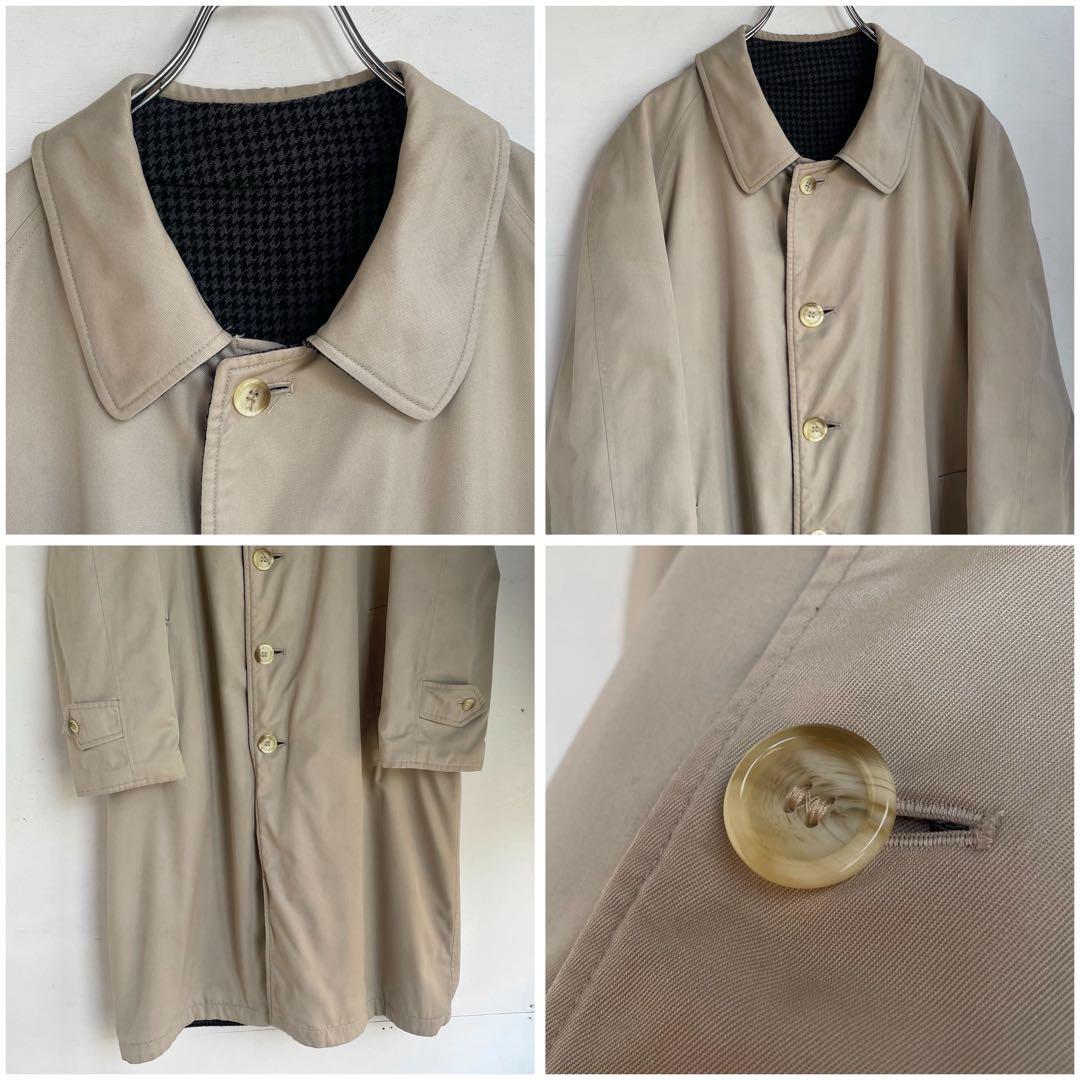 80s Burberry リバーシブルコート ヴィンテージ バーバリー 古着
