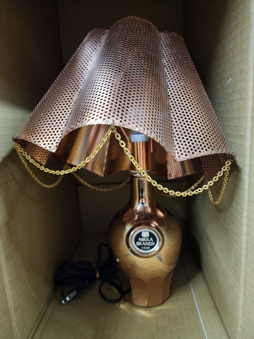 値下げ　昭和レトロ　ニッカ　ニッカブランデー　ランプ　2個セット　経年品