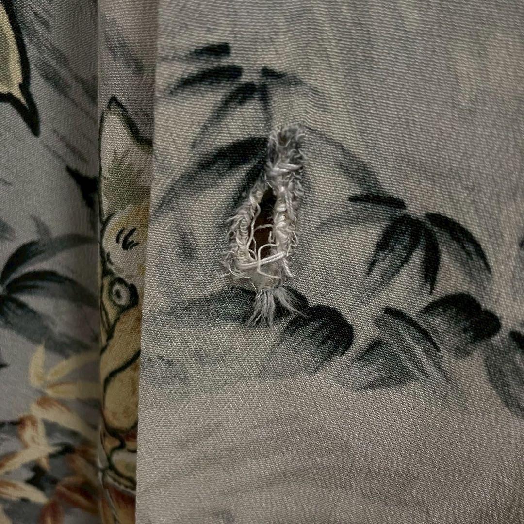 1【人気Lサイズ】サンサーフ☆総柄 タイガー 大人気モデル アロハシャツ119