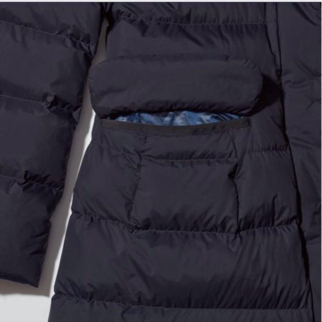 UNIQLO ユニクロ +J ウルトラライトダウンフーデットコート M ブラック