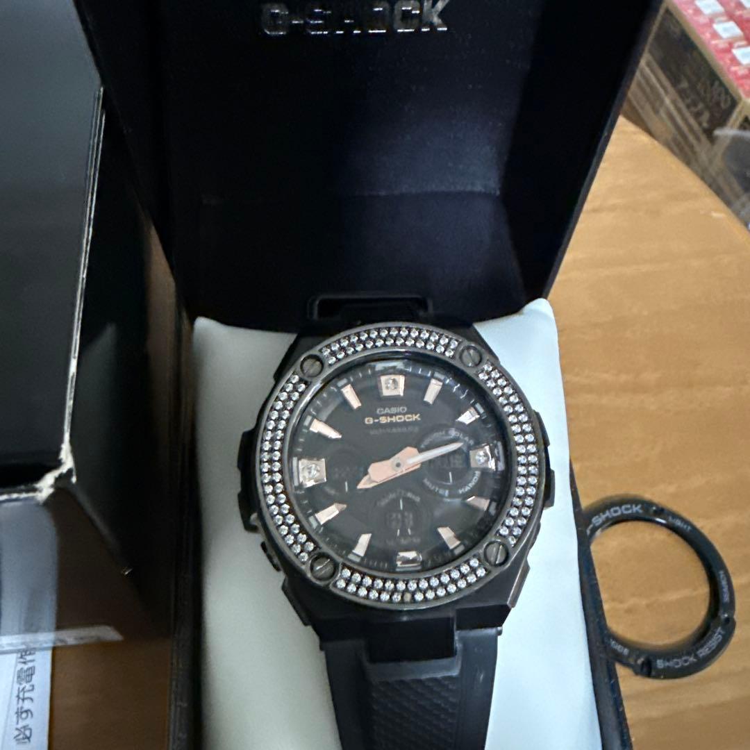 G-SHOCK GST-W310 BDD CZダイヤカスタム