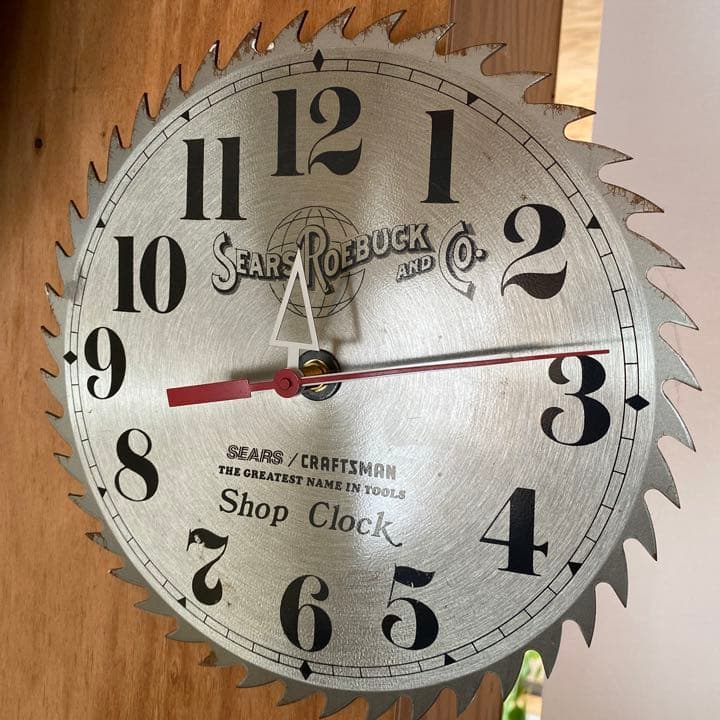 インテリア時計 #70s80sSearsRoebuckandcowallclock