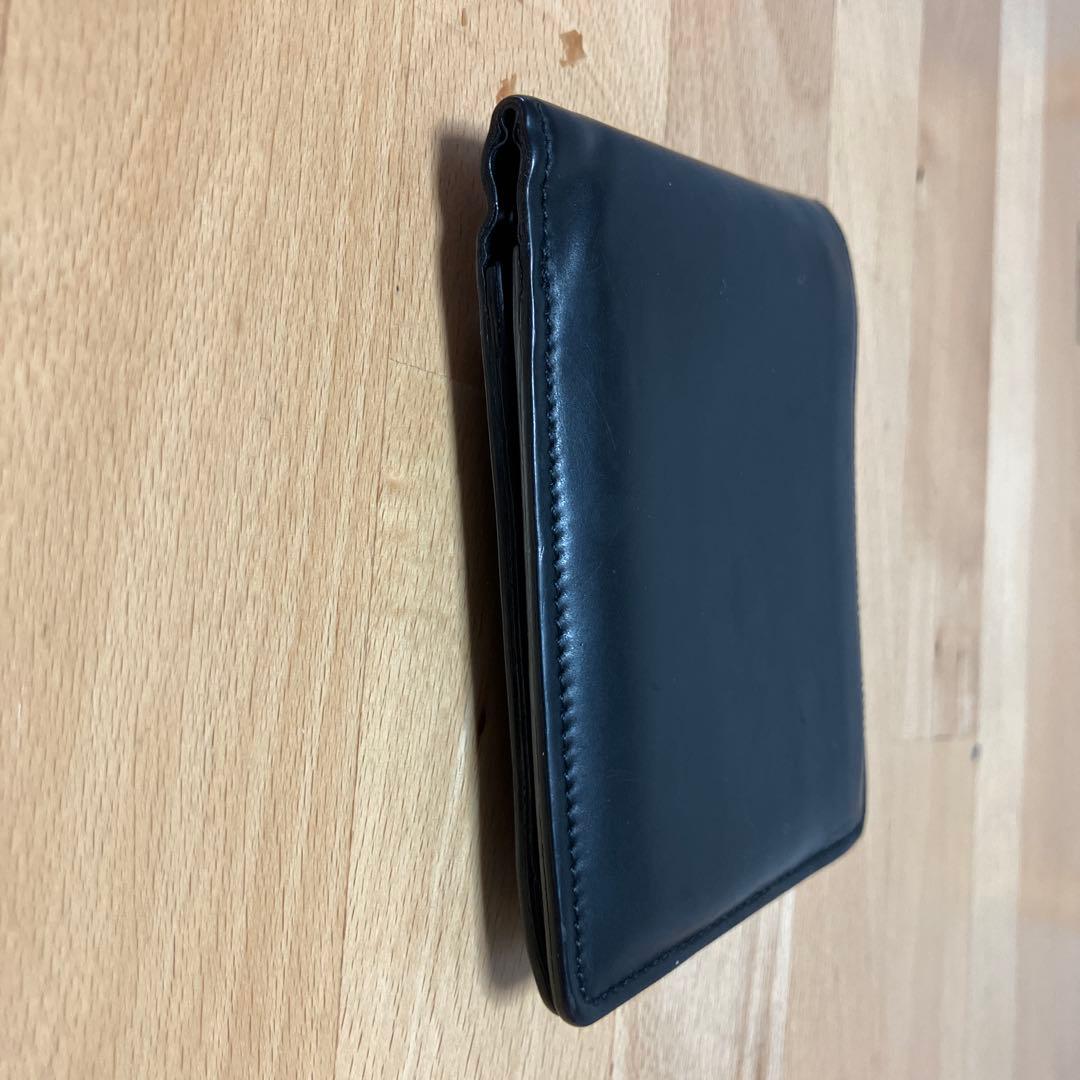 ココマイスター　シェルコードバンジョンブル2つ折り財布