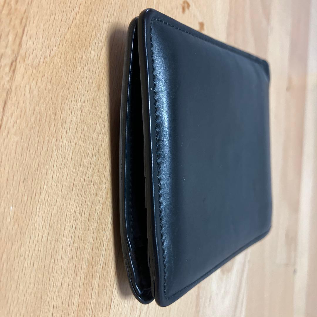 ココマイスター　シェルコードバンジョンブル2つ折り財布