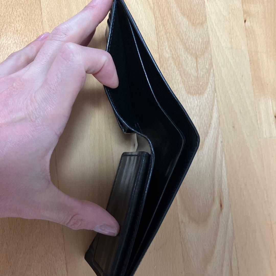 ココマイスター　シェルコードバンジョンブル2つ折り財布